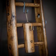 scala pioli legno vintage usato