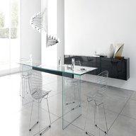 tavolo riunione cristallo usato