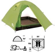 tenda campeggio 2 posti usato
