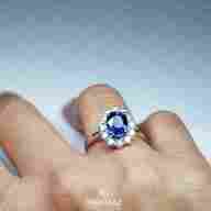 anelli zaffiro blu usato