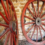 ruote antiche legno usato