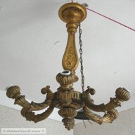 lampadario legno antico usato