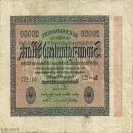 banconote germania 1923 usato