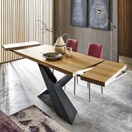 tavolo allungabile legno color miele usato