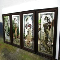 specchio vintage quadri usato