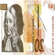 banconota slovenia usato
