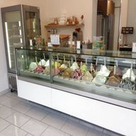 vetrine gelateria usato