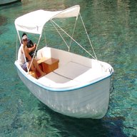barca lancia legno usato