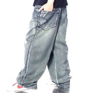 jeans larghi hip hop usato