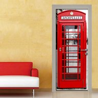 adesivo cabina telefonica inglese usato