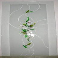fiori vetro usato