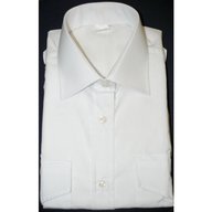 camicia marina bianca usato