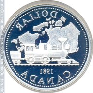dollaro canadese 1981 usato
