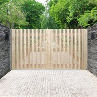 cancello legno usato