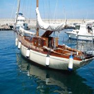 barca vela legno epoca usato
