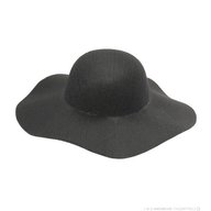 cappello feltro nero usato