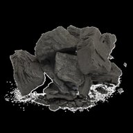 carbone polvere usato
