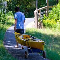 carrello porta canoa usato