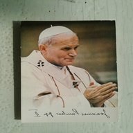 cartolina papa giovanni paolo usato