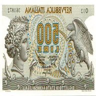 500 lire 1957 usato