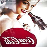 coca cola vintage bicchieri usato