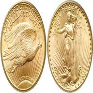 20 dollari oro 1908 usato