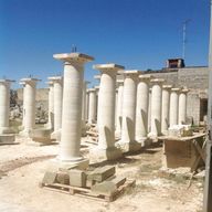 colonne pietra leccese usato