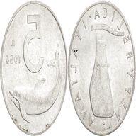 5 lire 1954 usato