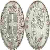 5 lire 1871 usato