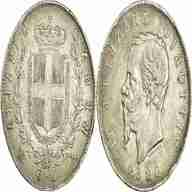 5 lire 1864 usato