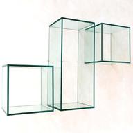 mensole cubo vetro usato