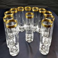 bicchieri cristallo bordo oro usato