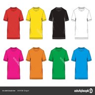 stock t shirt colorate usato