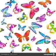 farfalle decorative colorate usato