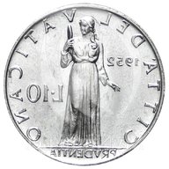 10 lire 1952 vaticano usato