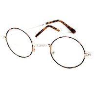occhiali tondi vintage da vista usato