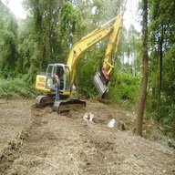 trincia forestale escavatore usato