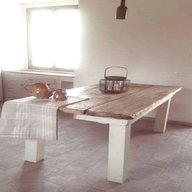 legno shabby tavolo usato