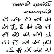 alfabeto disney usato
