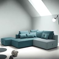 divano bicolore usato