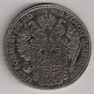 5 franchi argento 1842 usato