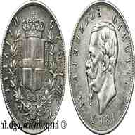5 lire 1862 usato
