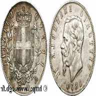 5 lire 1874 usato