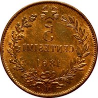 vittorio emanuele ii 5 centesimi 1861 usato