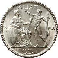 5 lire 1934 usato