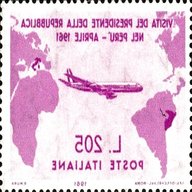 gronchi rosa francobollo usato