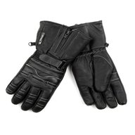 guanti pelle motociclista usato
