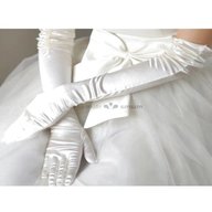 guanti lunghi sposa usato