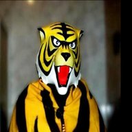uomo tigre vestito usato