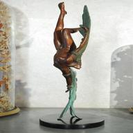 scultura bronzo bronze usato